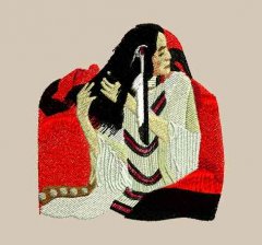 BFC0135  Native American Women  From the Plains of North Dakota