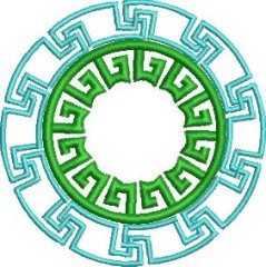 BFC32295 Greek Medallion
