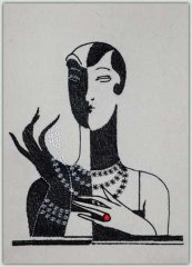 Lady with Pearls