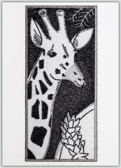 SA Architectural Etchings - Giraffe