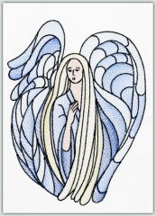 Stained Glass Angel 1