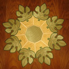 CCQ0108 - Leaf Doily 3