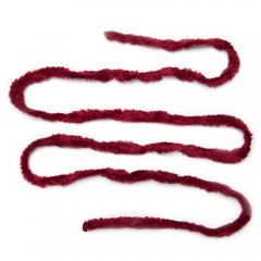 Dark Red Chenille
