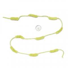 Lime Green long Popcorns