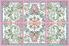 BFC2140  Pretty Colored Florals 4