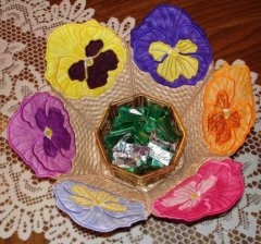 CCQ0083-Pansy Bowl