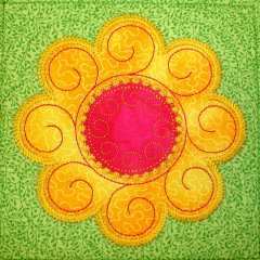 CCQ0358 - Applique Flower Power