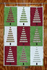 CCQ0535 -  Applique Fabric Strips Trees