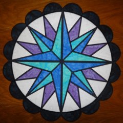 CCQ0567 - Mariners Compass Doily