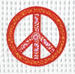 CCQ0604 - Peace Sign Applique