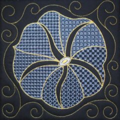 CCQ5130 - Morning Glory Blackwork
