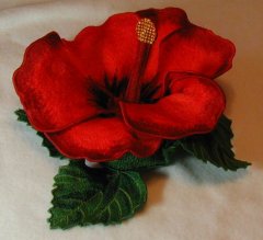 BFC0188 Lace Sculpture - Hibiscus