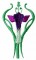 Art Nouveau Medium Iris