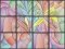 BFC31909 Stained Glass Quilt  Block 12