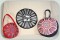 BFC1007 Folk Embroidered Circle Purse