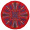 BFC1007 Folk Embroidered Circle Purse