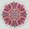 BFC1007 Folk Embroidered Circle Purse