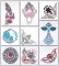 BFC1017  Art Nouveau Ornaments