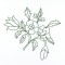 BFC1022 Persian Flowers & Birds Blackwork