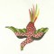 BFC1027 Persian Flowers and Birds Quilt Set