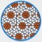 BFC1035 Geometric Quilt Circles