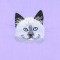 BFC1038 Mama Cat Kittens and Roses