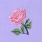BFC1038 Mama Cat Kittens and Roses