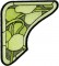 BFC1056 Stained Glass Flight Among the Nasturtiums