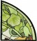 BFC1056 Stained Glass Flight Among the Nasturtiums
