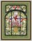 BFC1056 Stained Glass Flight Among the Nasturtiums