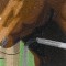 BFC1083 Window-Companionship-Two Horses