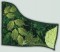 BFC1091 QIH Leafy Hobo Handbag
