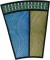 BFC1114 Stained Glass Butterfly in a Circle