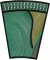 BFC1114 Stained Glass Butterfly in a Circle