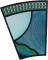 BFC1114 Stained Glass Butterfly in a Circle