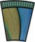 BFC1114 Stained Glass Butterfly in a Circle
