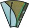 BFC1114 Stained Glass Butterfly in a Circle