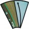 BFC1114 Stained Glass Butterfly in a Circle