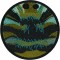 BFC1114 Stained Glass Butterfly in a Circle