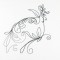 BFC1140 D.E.S-Blackwork Guinea Hens
