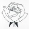 BFC1149 Blackwork Roses