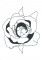 BFC1149 Blackwork Roses