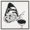 BFC1155 QIH Blackwork Birds and Butterflies Quilt Blocks
