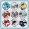 BFC1167 Oriental Quilt Circles