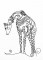 BFC1185 Decorative Element Series-Blkwork Giraffes