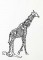 BFC1185 Decorative Element Series-Blkwork Giraffes