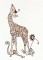 BFC1186 Decorative Element Series-Filled Giraffes