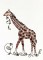 BFC1186 Decorative Element Series-Filled Giraffes
