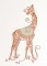 BFC1186 Decorative Element Series-Filled Giraffes