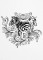 BFC1192 Decorative Elements Series Blackwork Zebras
